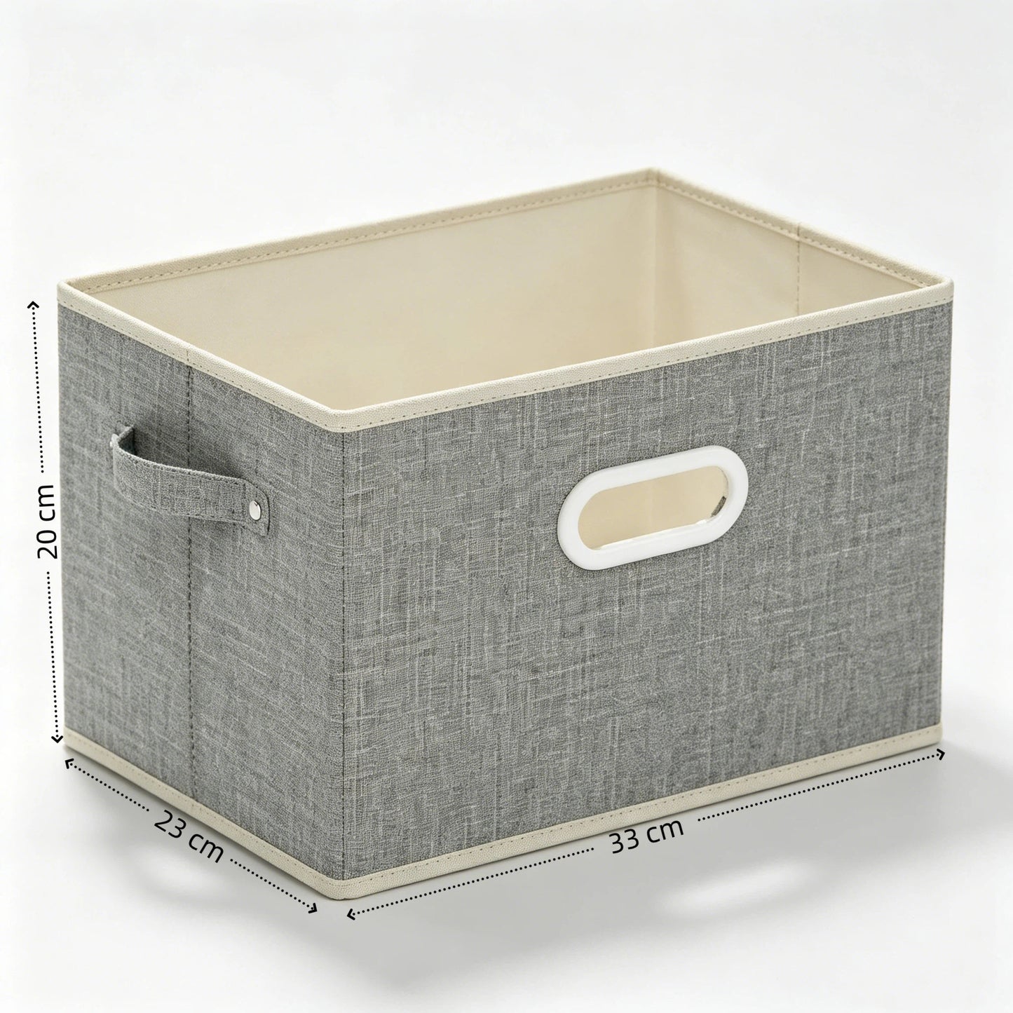 Heavy Duty Foldable Linen Fabric Storage Box