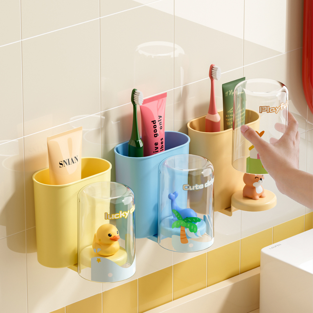 Jarex Cartoon Toy Toothbrush Storage Rack