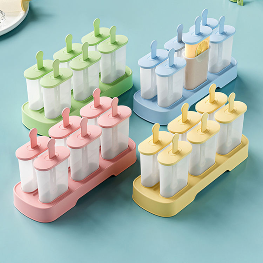 Reusable Sticks Ice Cream Mould with Tray