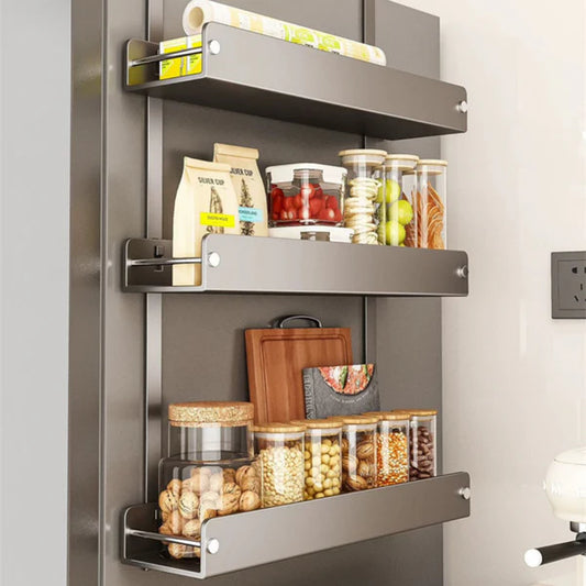 3-Tier Carbon Steel Heavy-Duty Hanging Spice Organizer