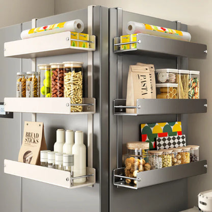 3-Tier Carbon Steel Heavy-Duty Hanging Spice Organizer