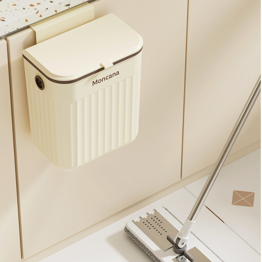 Hanging Kitchen Trash Can with Lid