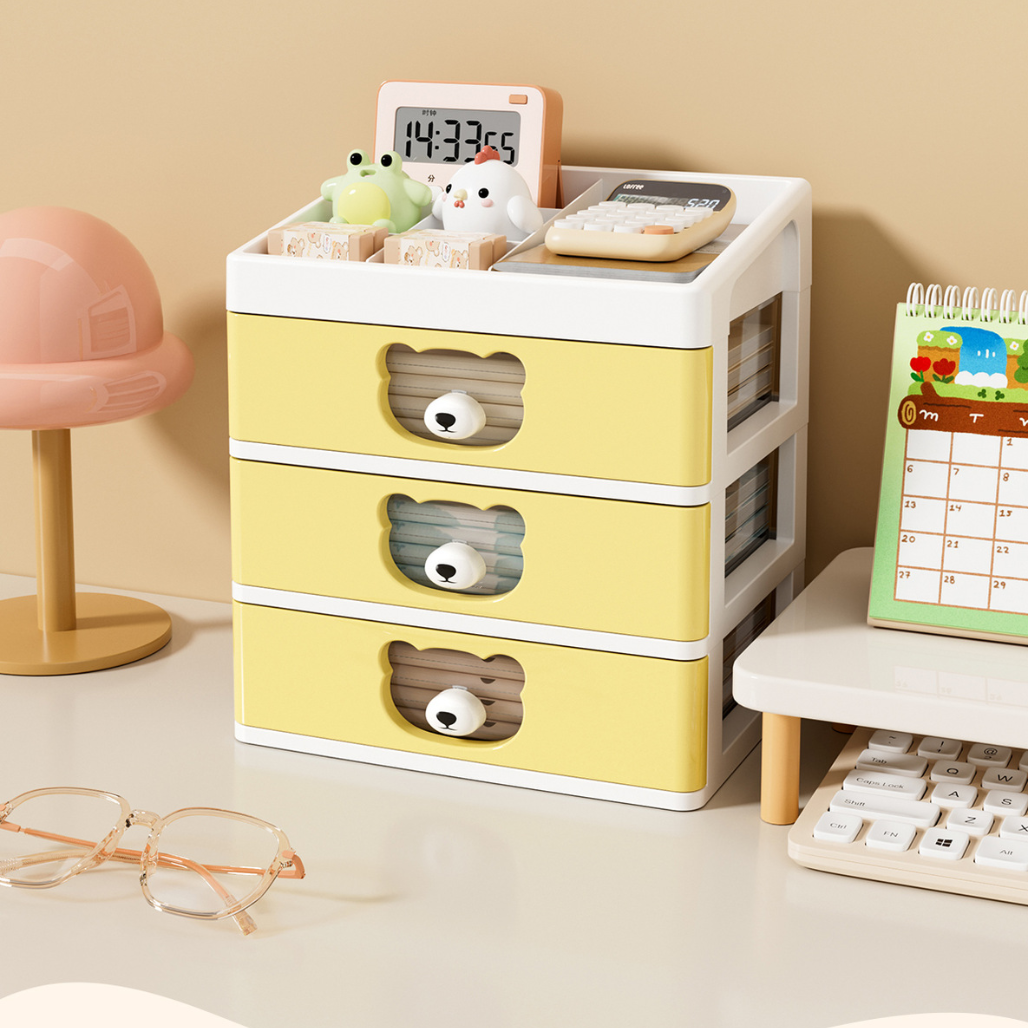 Cute Bear Buddy Drawer Organizer