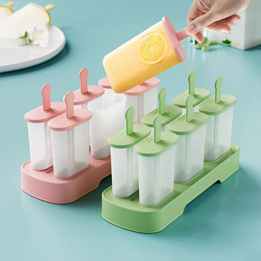Reusable Sticks Ice Cream Mould with Tray