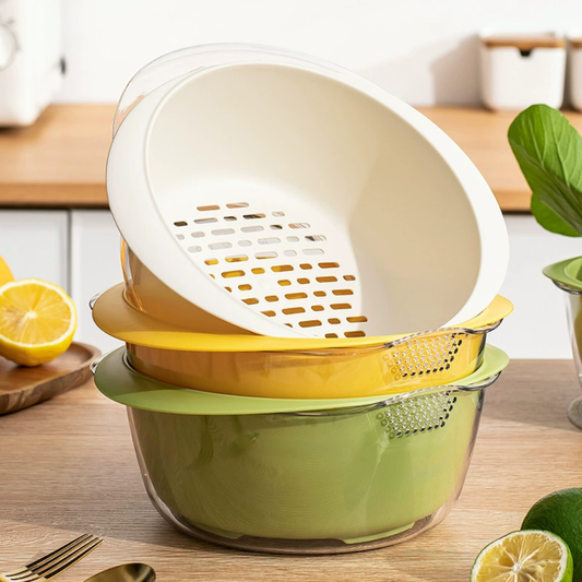 Multifunctional Double-Layer Draining Basket