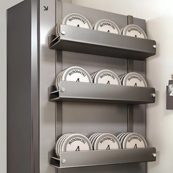 3-Tier Carbon Steel Heavy-Duty Hanging Spice Organizer