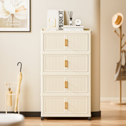5 Layer Multi-Purpose Foldable Storage Cabinet (Double Door)