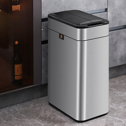 Large Capacity Sensor Trash Can with Automatic Packaging