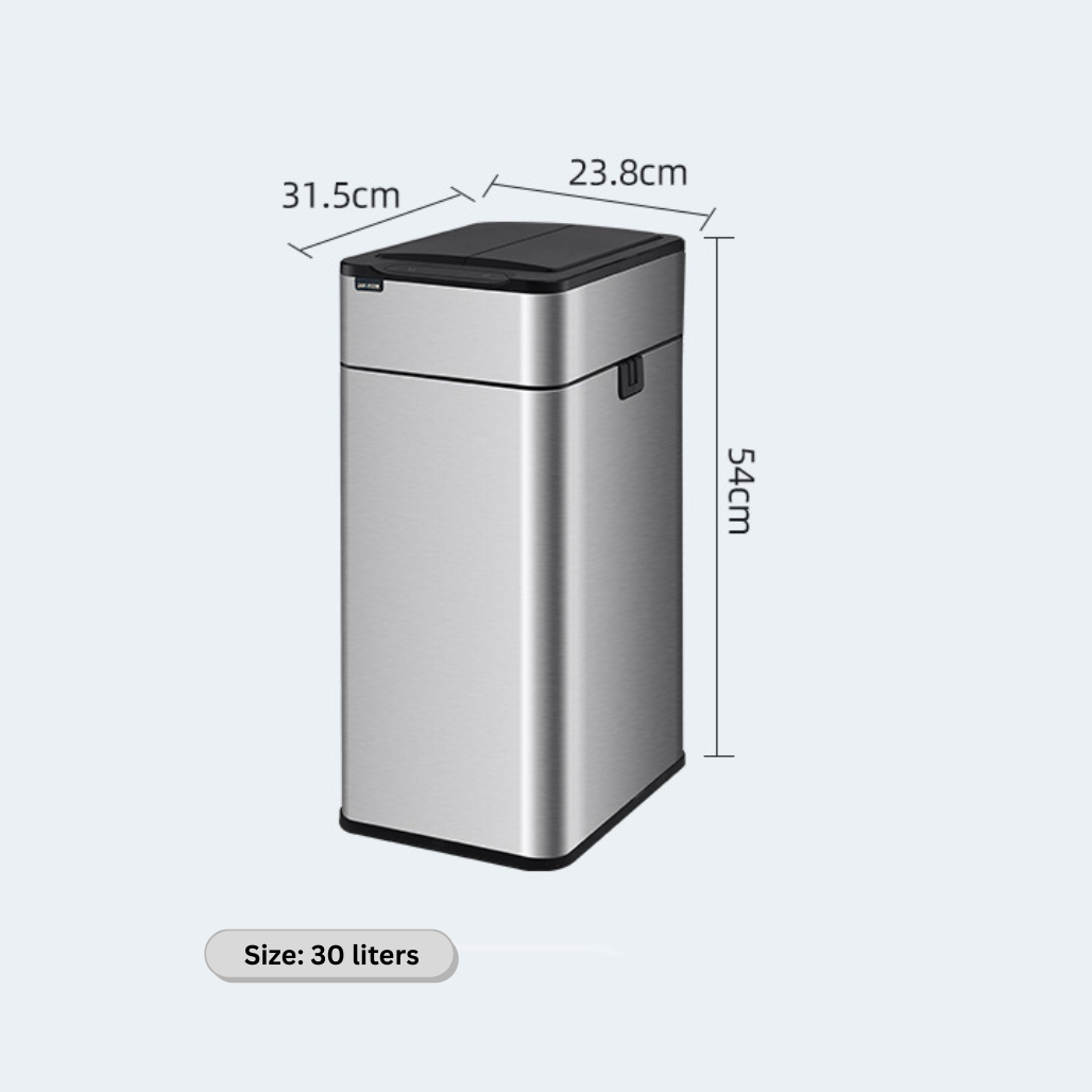 Large Capacity Sensor Trash Can with Automatic Packaging
