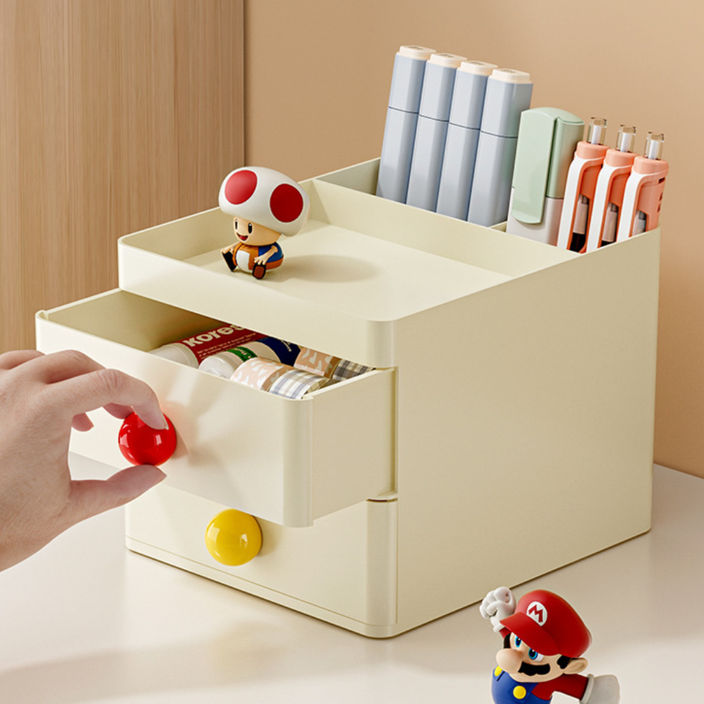 Double-Layer Pen Holder & Organizer