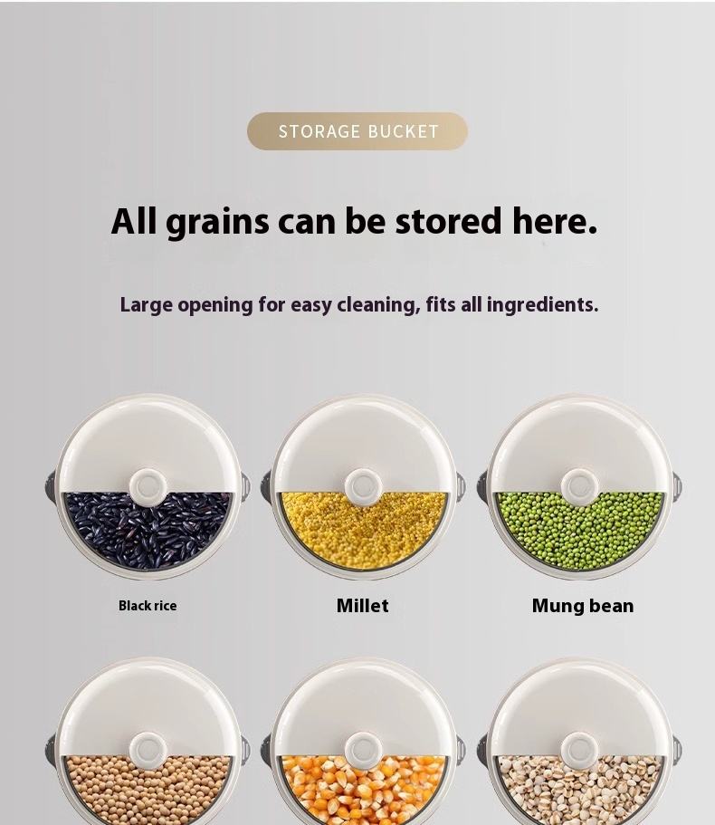 Multi-Functional Fresh Lock Storage Bucket with Secure Lid