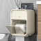 Wall-Mounted Bathroom Tissue Holder with Storage Shelf
