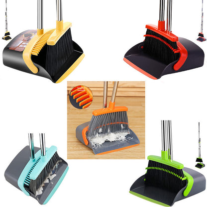 Eco Friendly Dustpan and Broom Set Long Handle Cleaning Tool