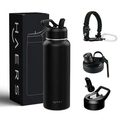 Vacuum Insulated Stainless Steel Sports Water Bottle with Spout Lid