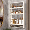 Punch-Free Bathroom Storage Shelf (Cream White)