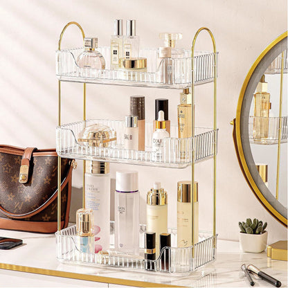 3 Tiers Plastic Bathroom Vanity Organizer