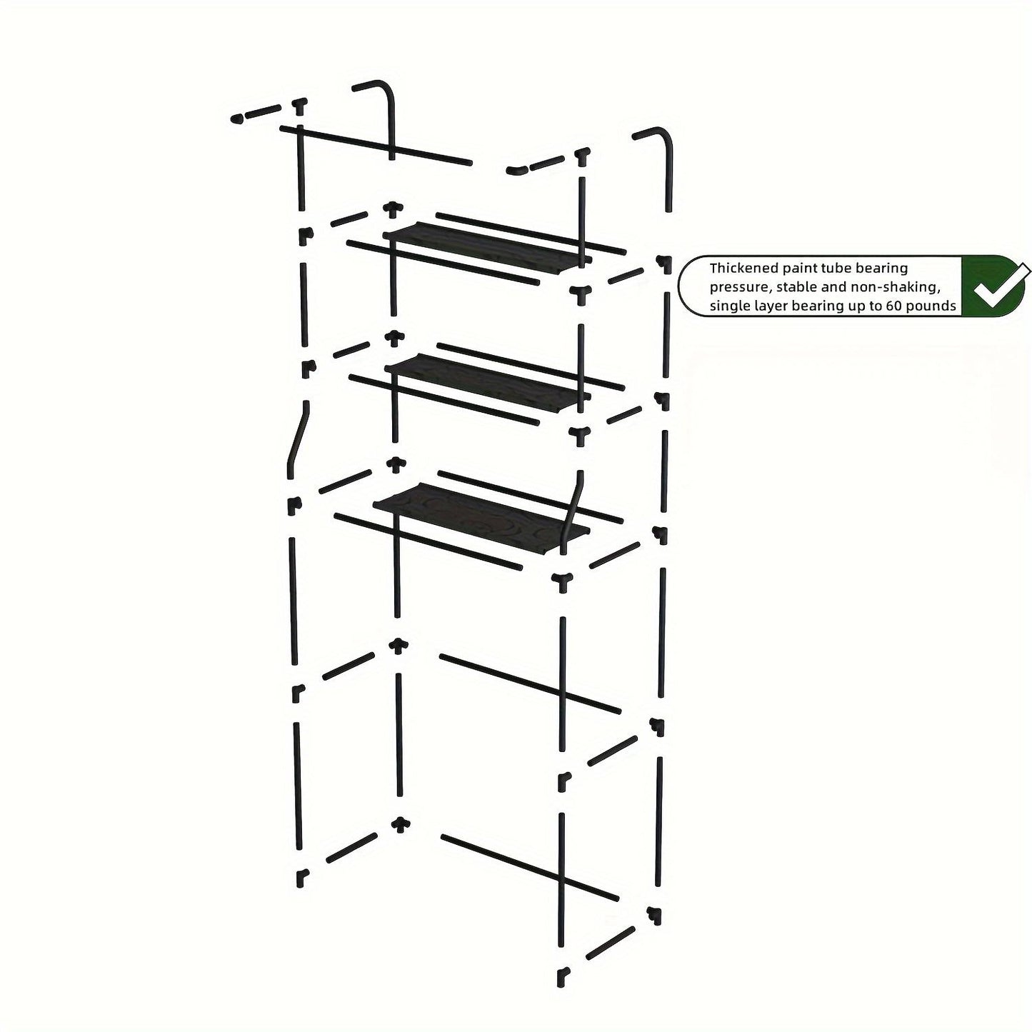 Bathroom Storage Rack for Washing Machine