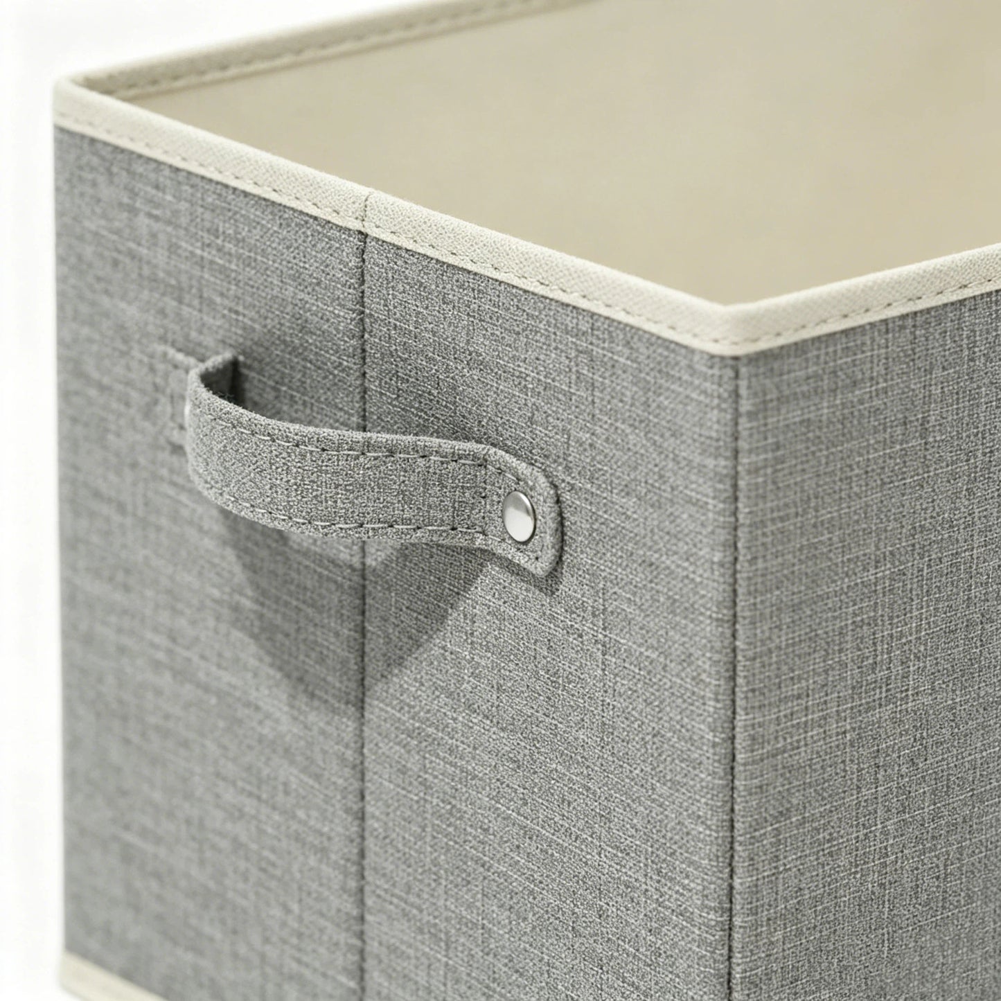 Heavy Duty Foldable Linen Fabric Storage Box