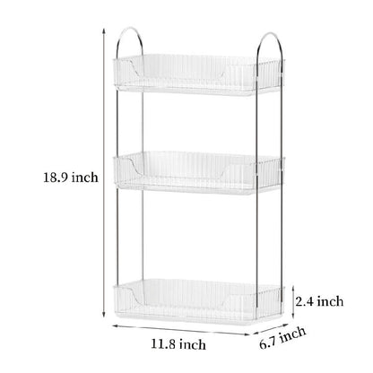 3 Tiers Plastic Bathroom Vanity Organizer