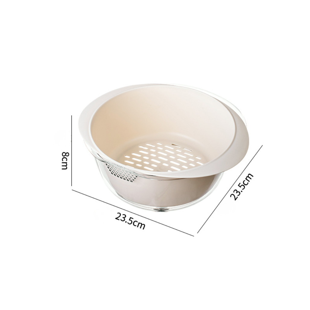 Multifunctional Double-Layer Draining Basket